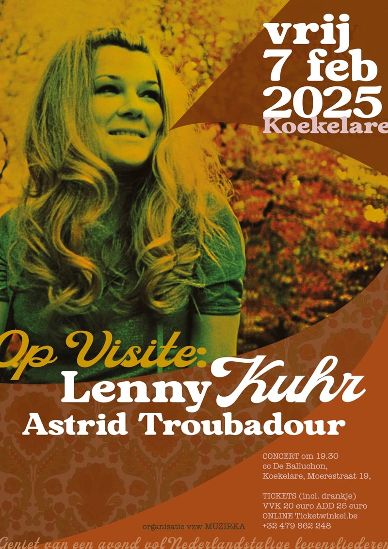 Op visite: Lenny Kuhr en Astrid Troubadour 